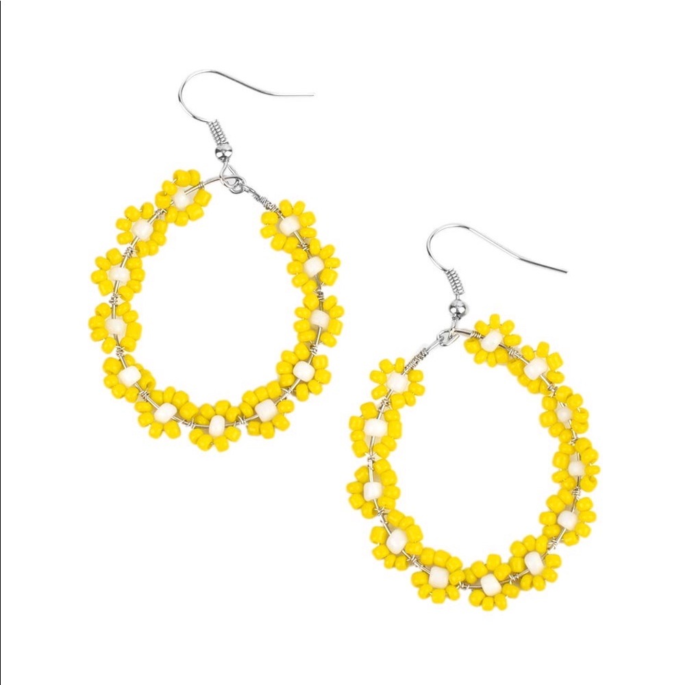 Sea bead earrings